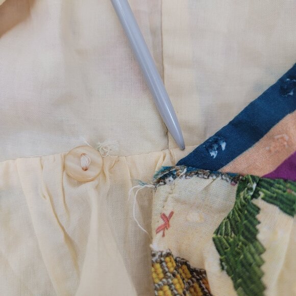 FARM RIO x ANTHROPOLOGIE Mermaid Print Wrap Mini Dress Womens MEDIUM - Picture 7 of 16